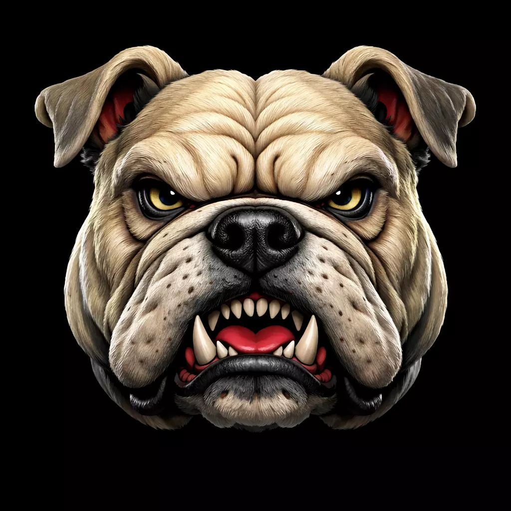 Pendant Bulldog Pendant Dog Pendant Animal Hiphop Pendant 3D print model