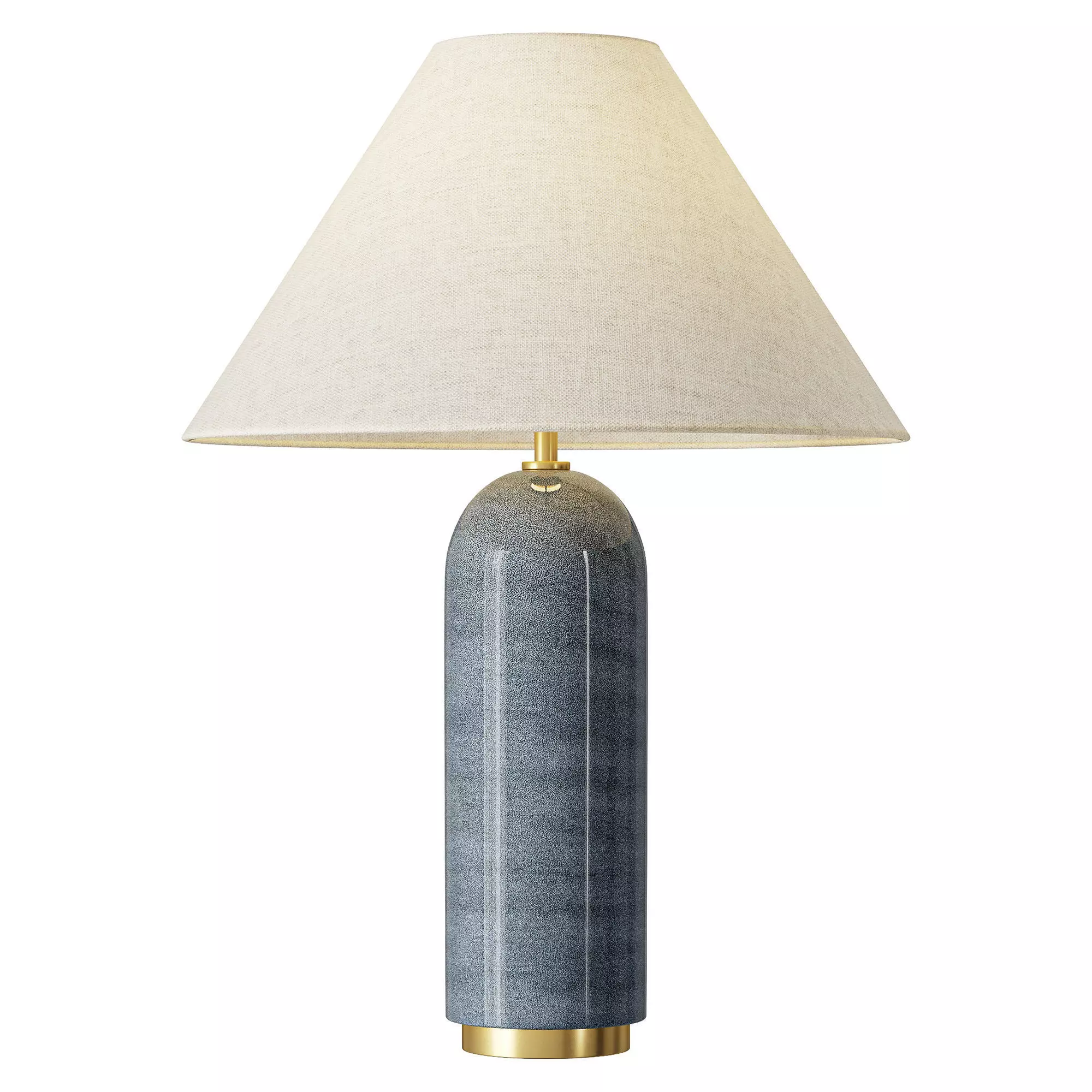 Uttermost Mayetta Deep Blue Ceramic Table Lamp 3D model
