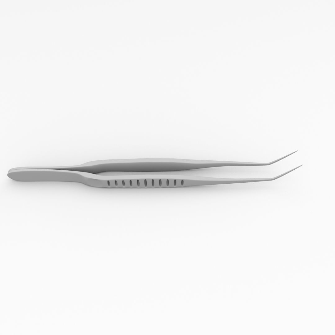 Dental Tweezers 3D model_3