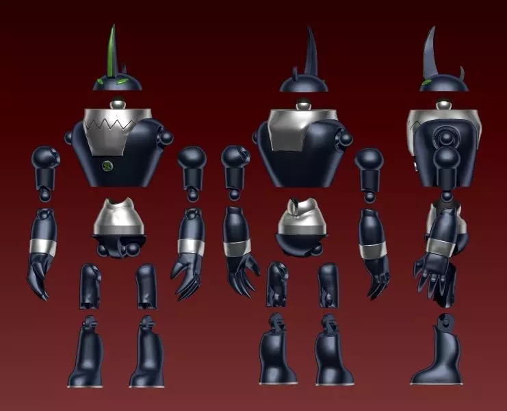 Eatle - Ben 10 - Articulado 3D print model