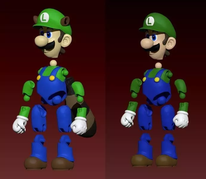 Luigi - Articulado 3D print model