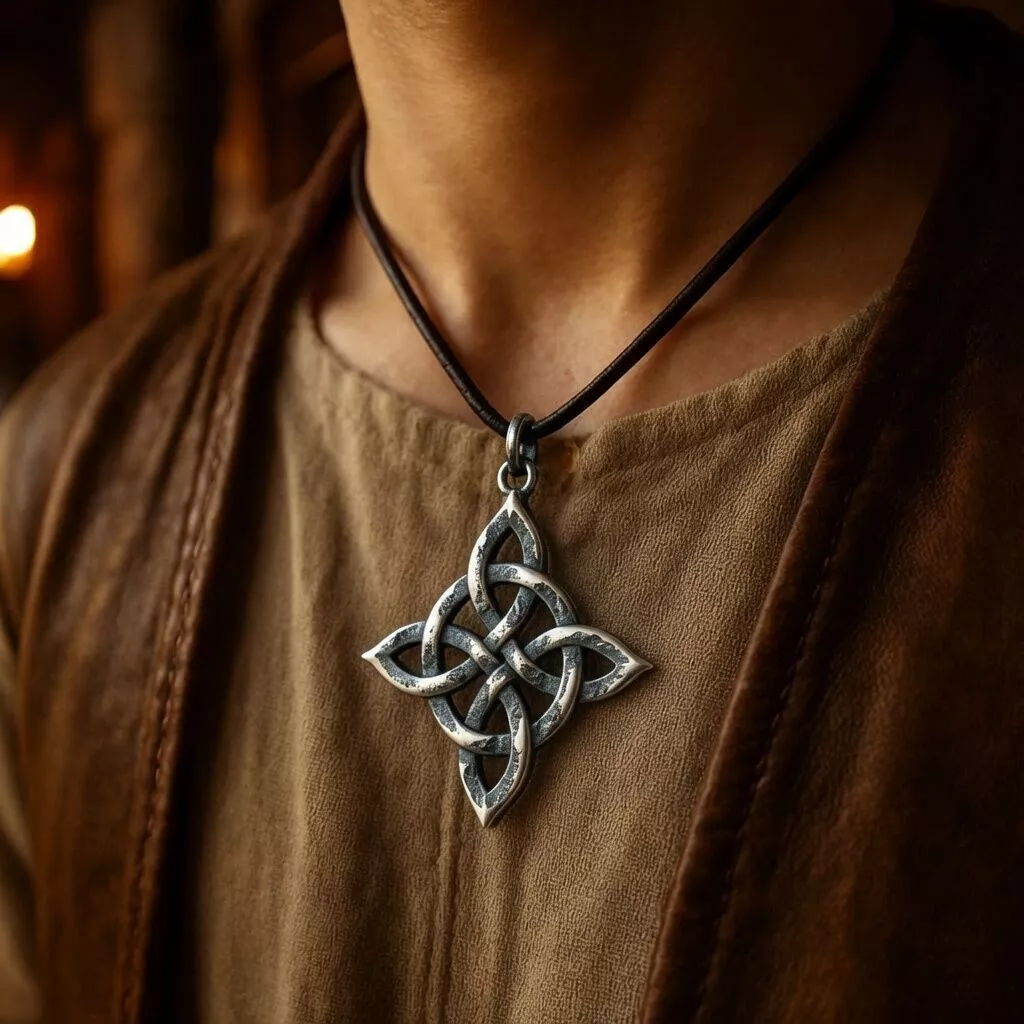 Celtic Knot Pendant Nordic Interlace Charm 3D Print Model Free 3D print model