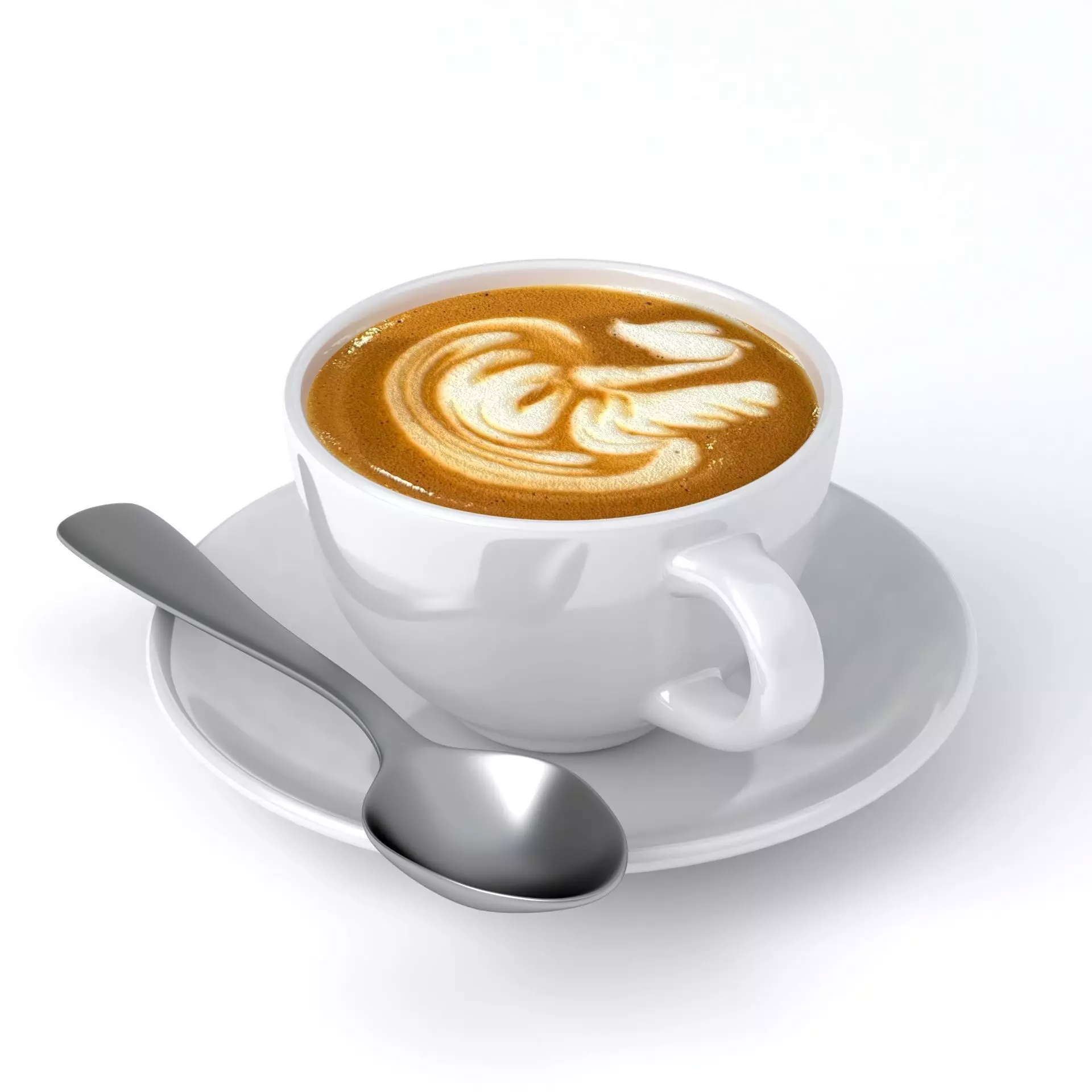 Cappuccino Cup v3 3D model