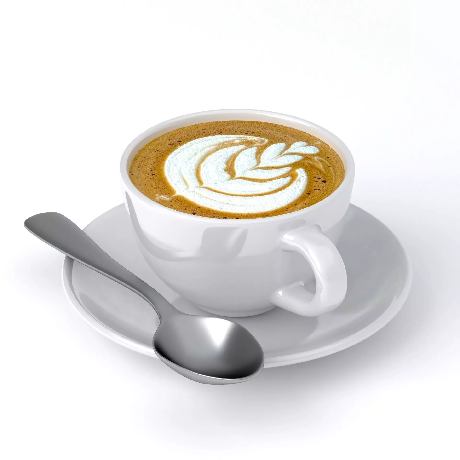 Cappuccino Cup v4 3D model