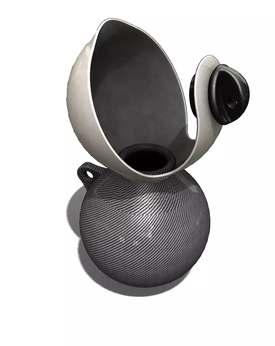 Walking water bottle for dogs 3D print model
