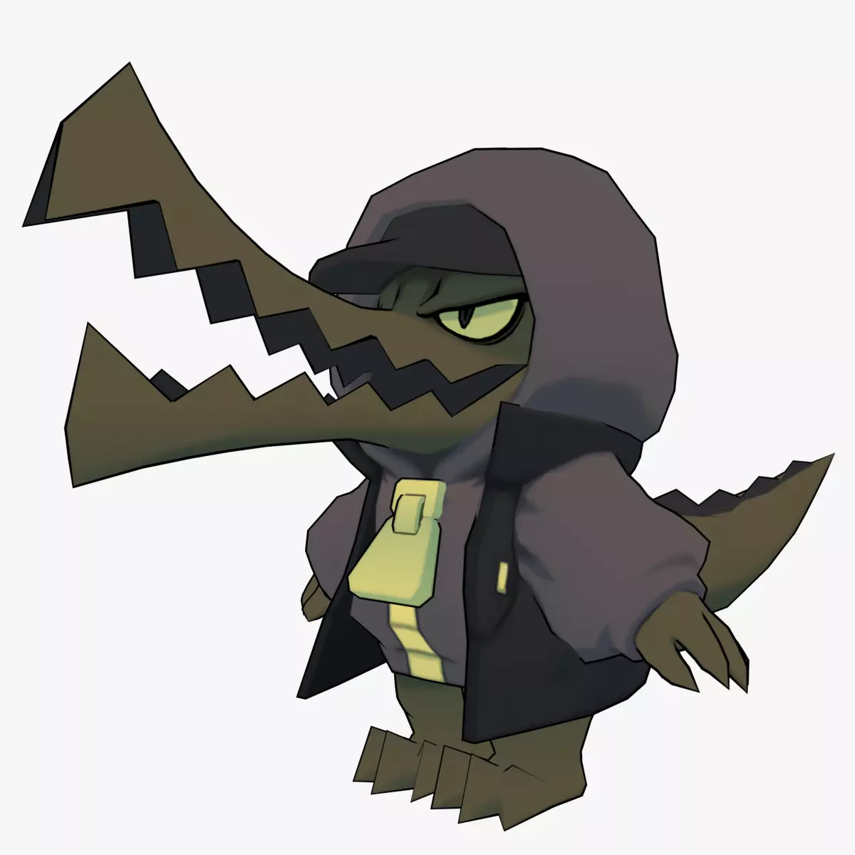 Gator Boy Low-poly 3D model