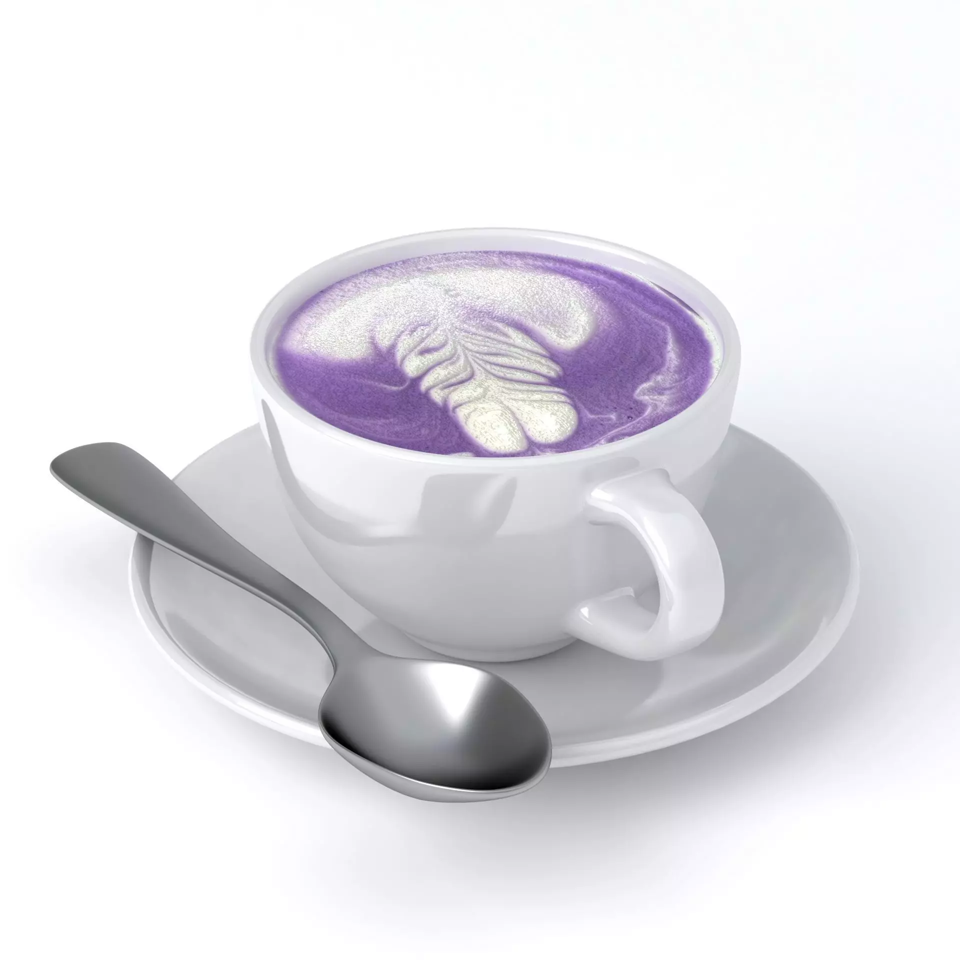 Cappuccino Cup v8 3D model
