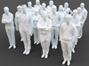 3D model 16 Stylized Human Statues Pack V6 VR / AR / low-poly | CGTrader