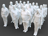 3D model 16 Stylized Human Statues Pack V7 VR / AR / low-poly | CGTrader
