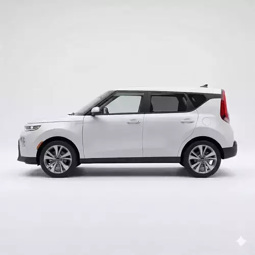 2026 Kia Soul EV Low-poly 3D model 2