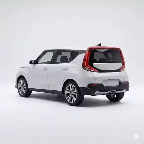 2026 Kia Soul EV Low-poly 3D model 5