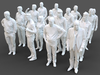 3D model 16 Stylized Human Statues Pack V9 VR / AR / low-poly | CGTrader