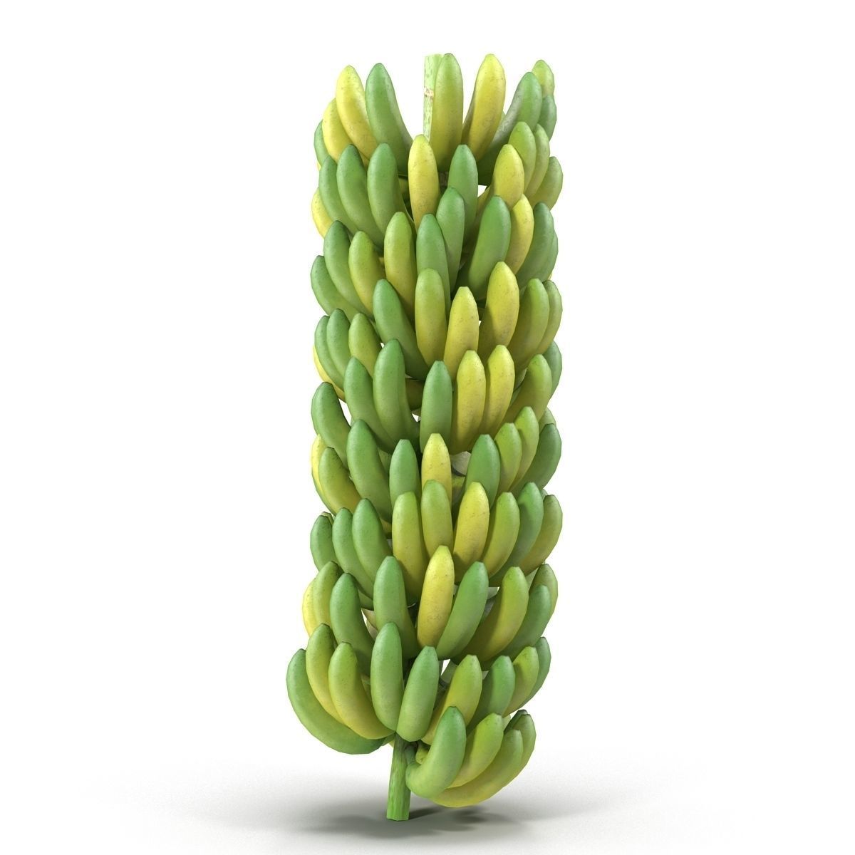 Bunch of bananas 3D model_7