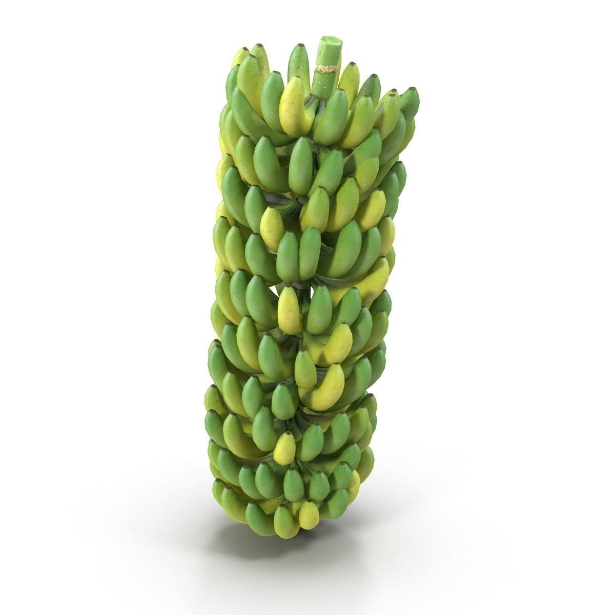 Bunch of bananas 3D model_4
