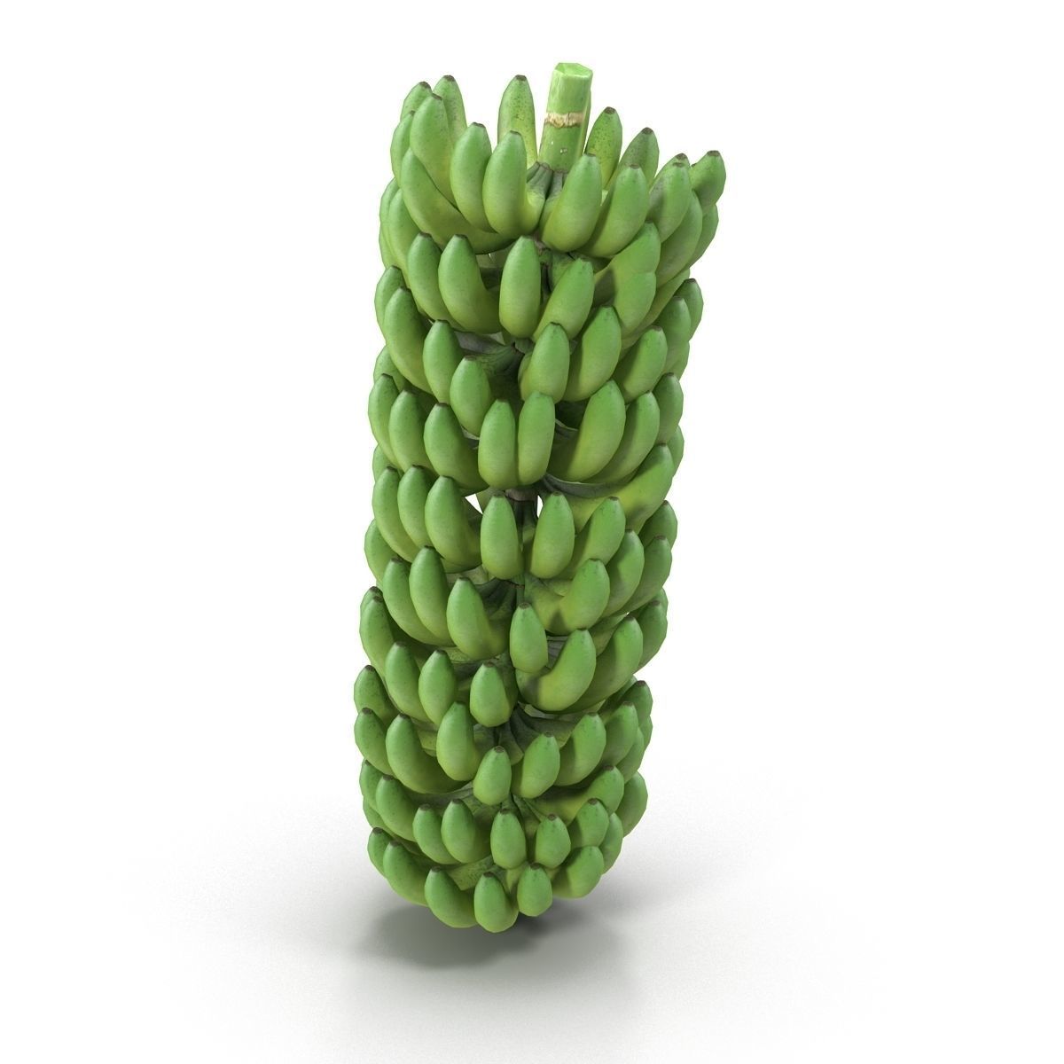 Bunch of bananas 3D model_9
