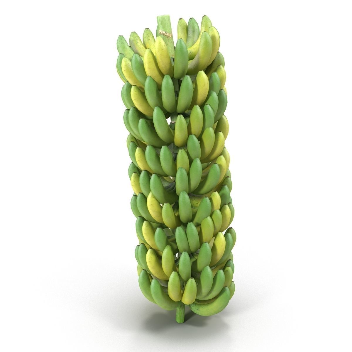 Bunch of bananas 3D model_3