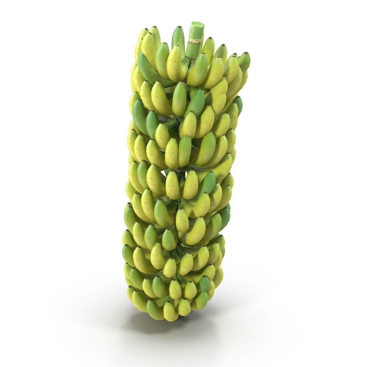 Bunch of bananas 3D model_1