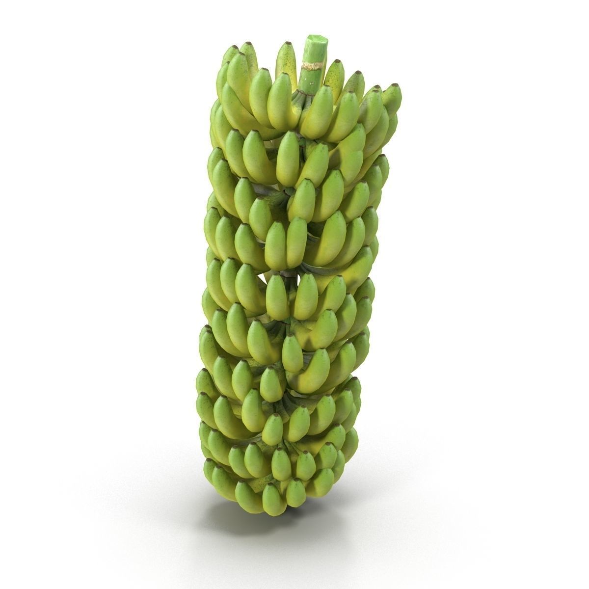 Bunch of bananas 3D model_10