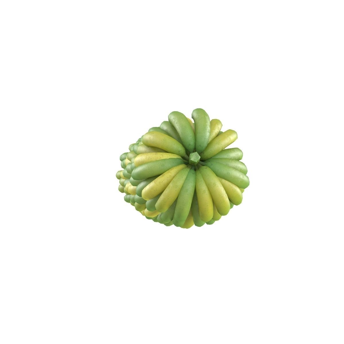 Bunch of bananas 3D model_8