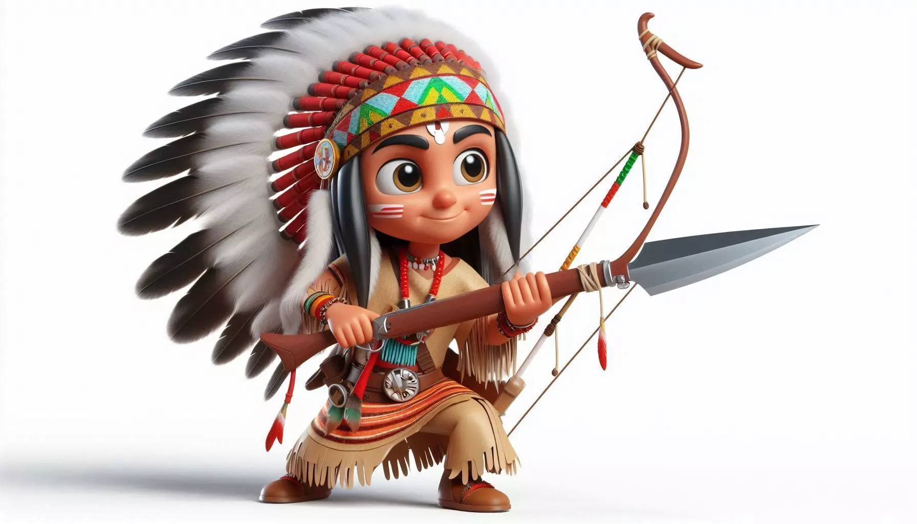 8Apache Kids 3D Printable Model 3D print model