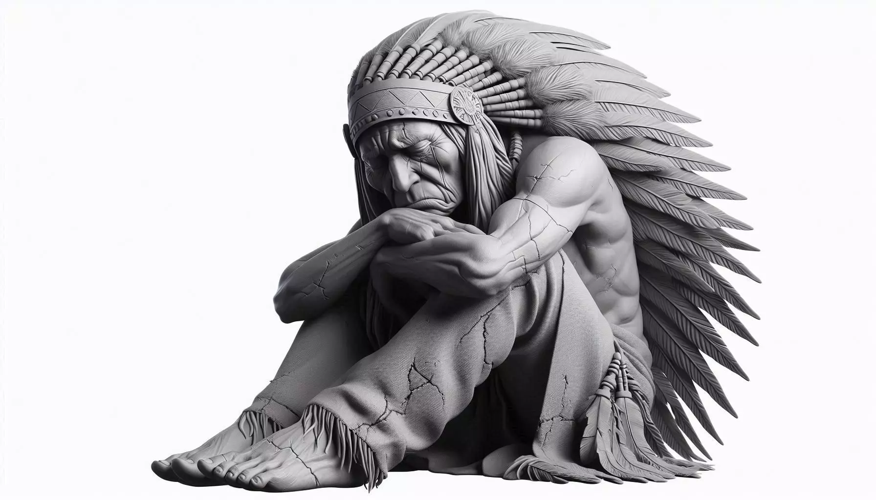 Apache Worry Man 3D Model 3D print model