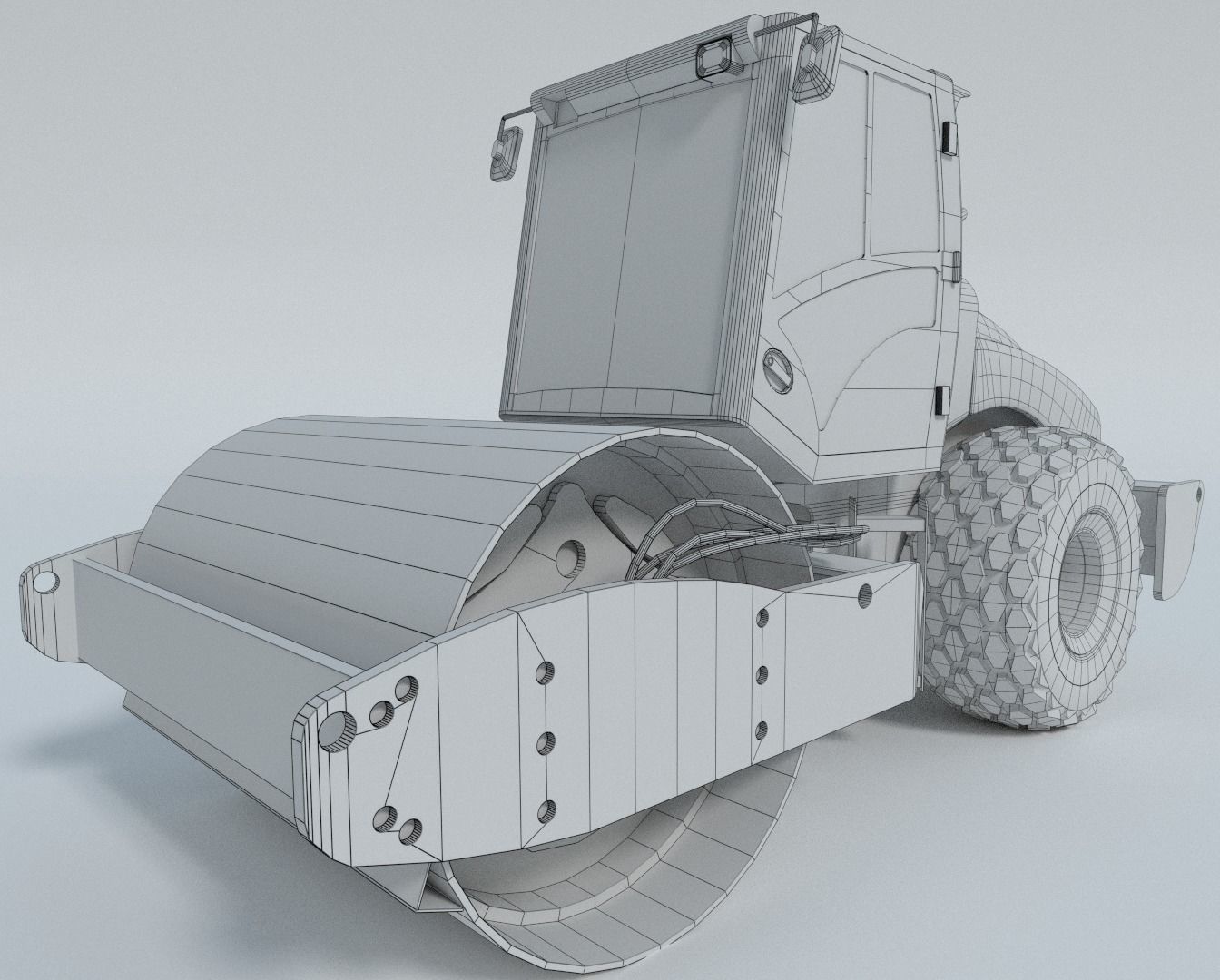 JCB  VM115 compactor 3D model_4