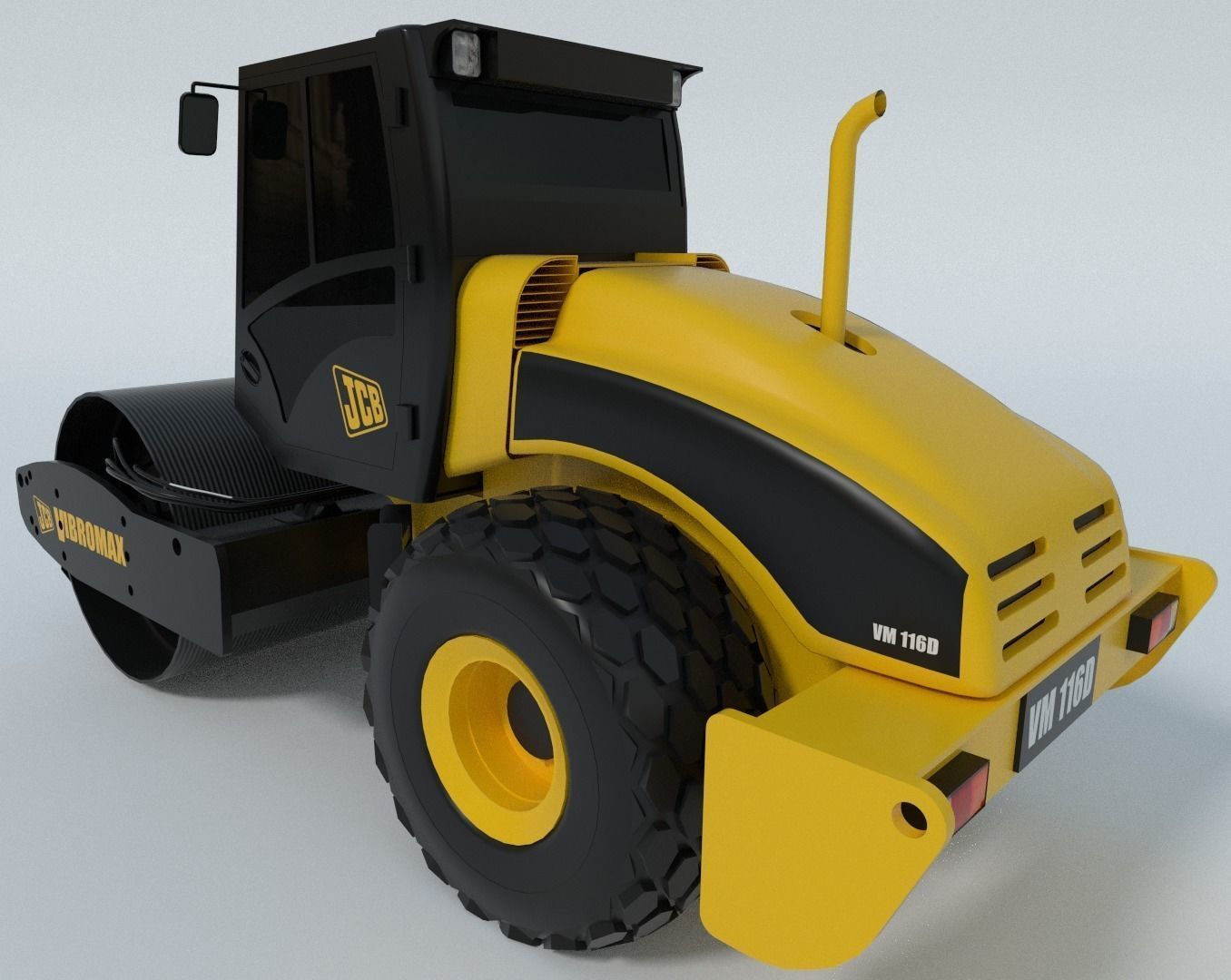 JCB  VM115 compactor 3D model_2