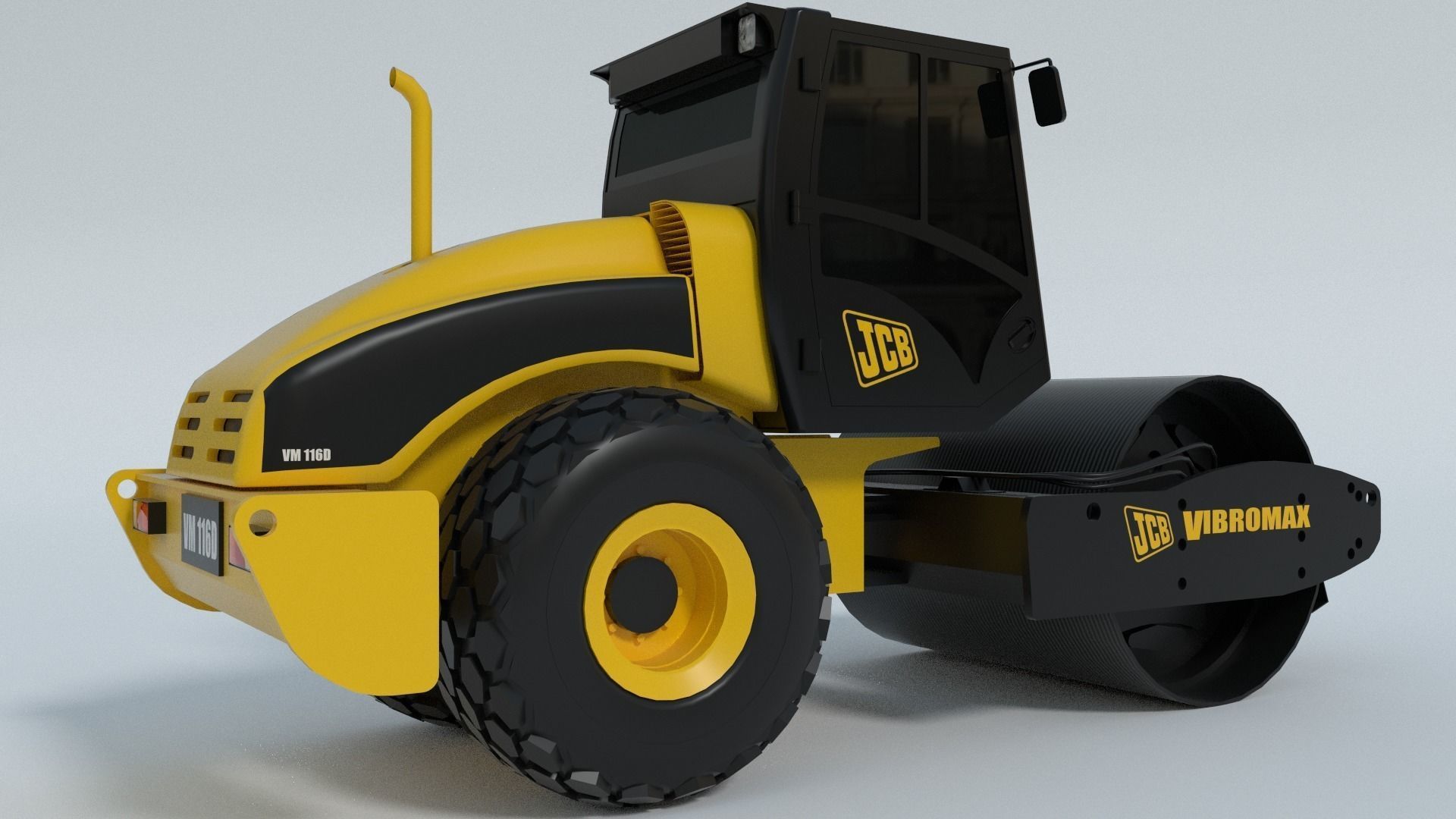 JCB  VM115 compactor 3D model_3