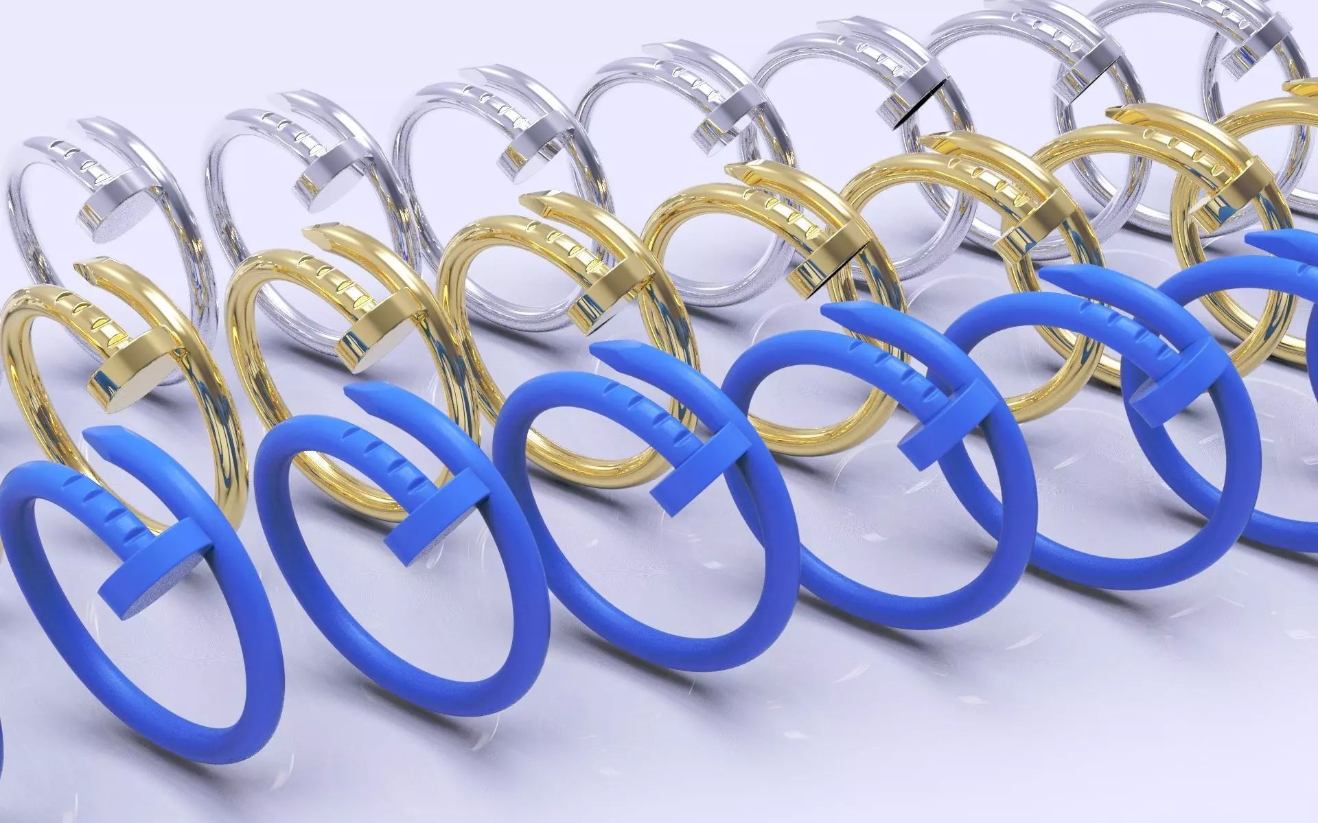 Nail ring 3D print model
