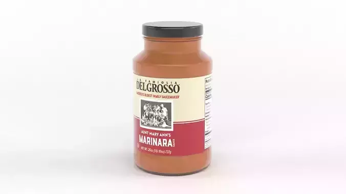 Sauce Bottle 3D model 5