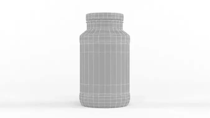 Sauce Bottle 3D model 7