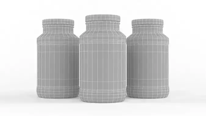 Sauce Bottle 3D model 6