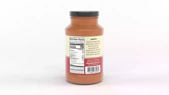 Sauce Bottle 3D model 3