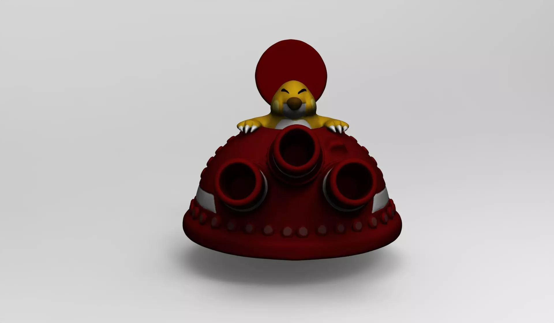 Monty Mole Tank of super mario bros galaxy 3D print model