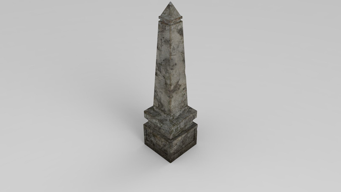 Lowpoly Gravestone doorknob