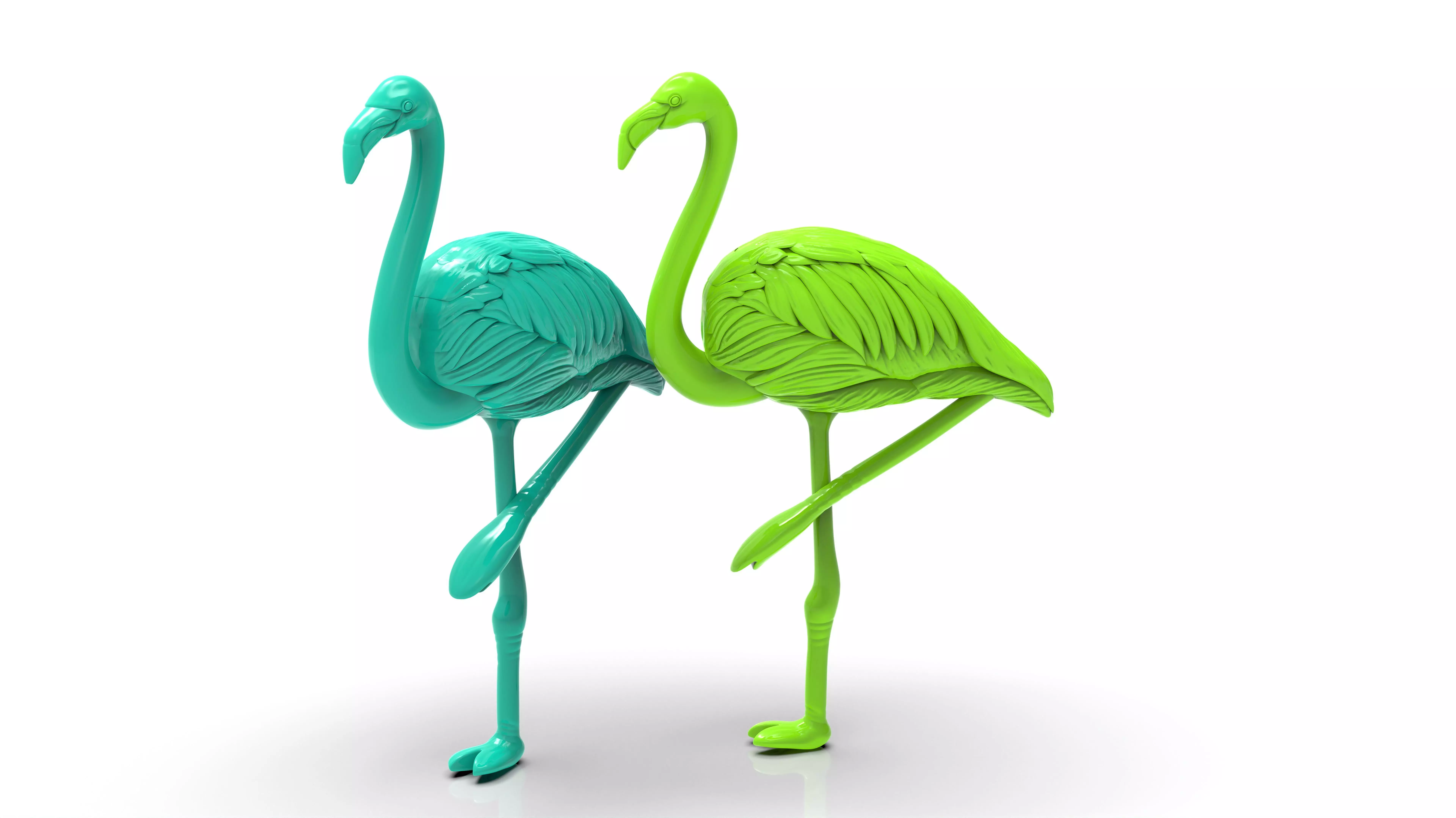 FLAMINGO PENDANT 3D PRINT READY MODEL 3D print model