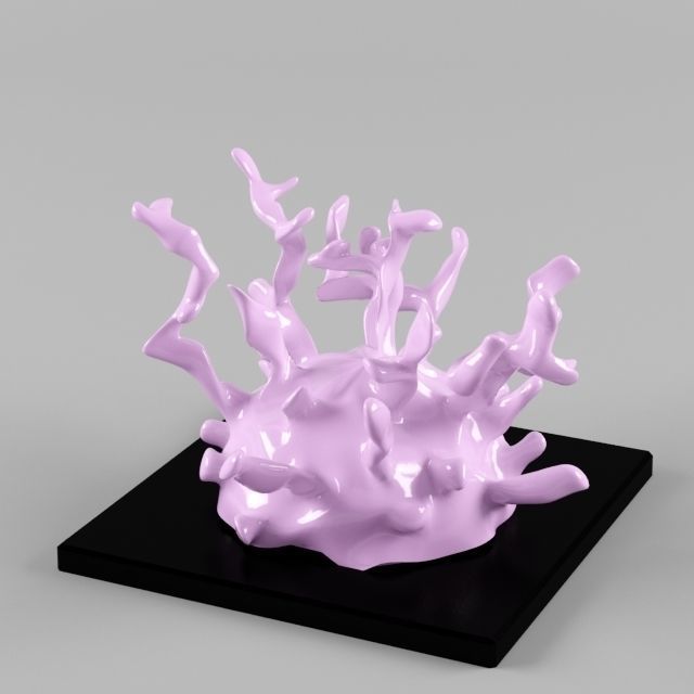 Abstract Sculptures 3D model_2