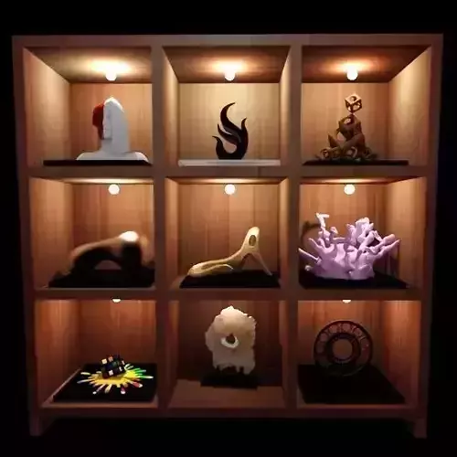 Abstract Sculptures 3D model