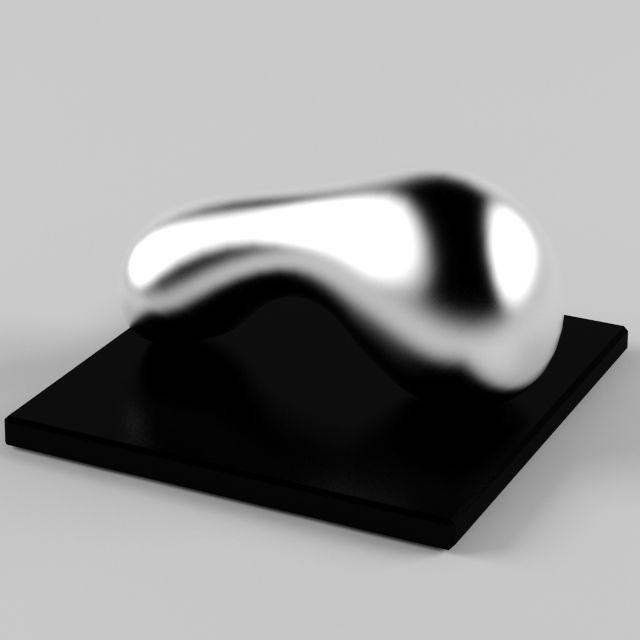 Abstract Sculptures 3D model_4