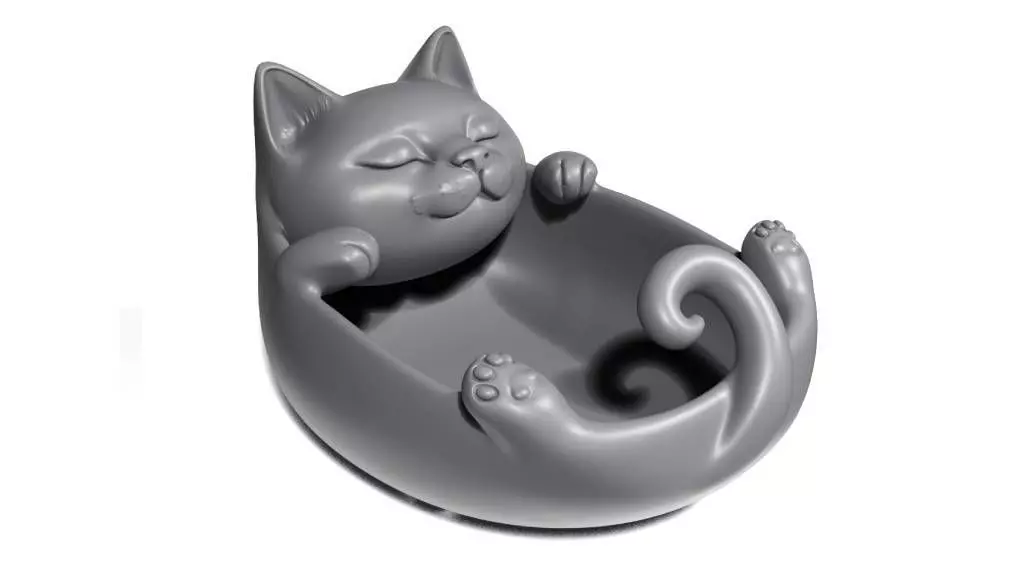 Cat Key tray 3D print model