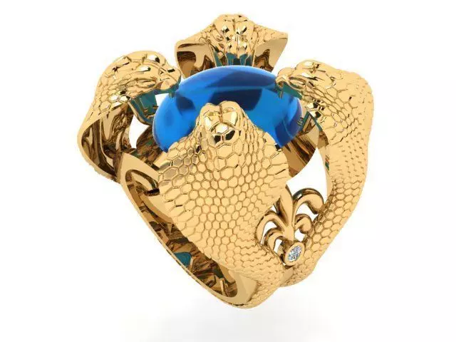 Guardian Cobra Quintessence High Detail Jewelry 3D print model