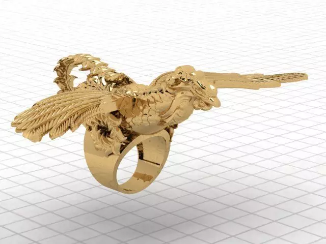 The Eternal Rebirth Majestic Phoenix Sovereig 3D print model