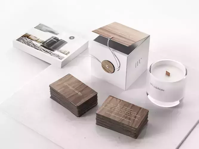 Message Candle 3D model
