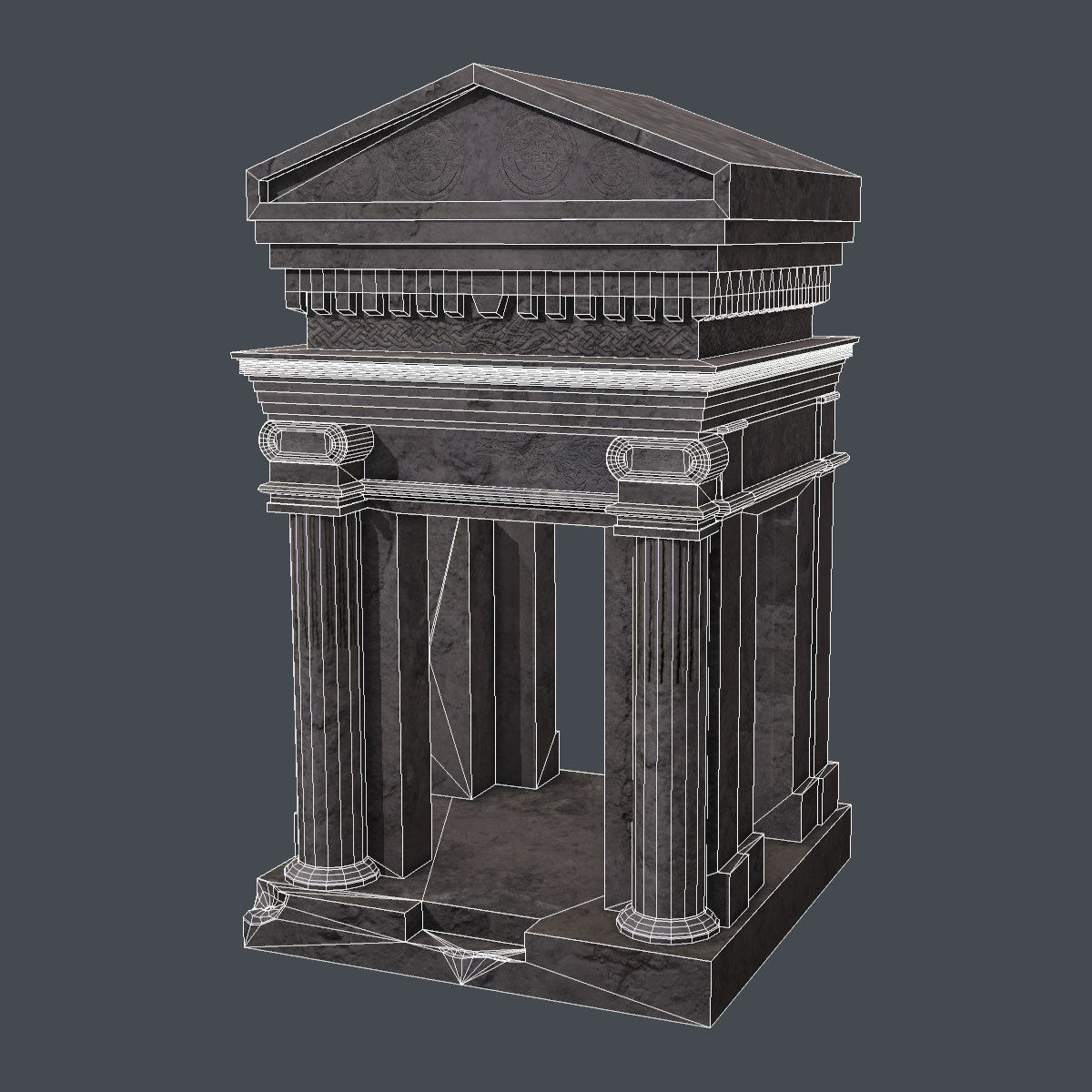 Lowpoly Tomb Pack Low-poly 3D model_18