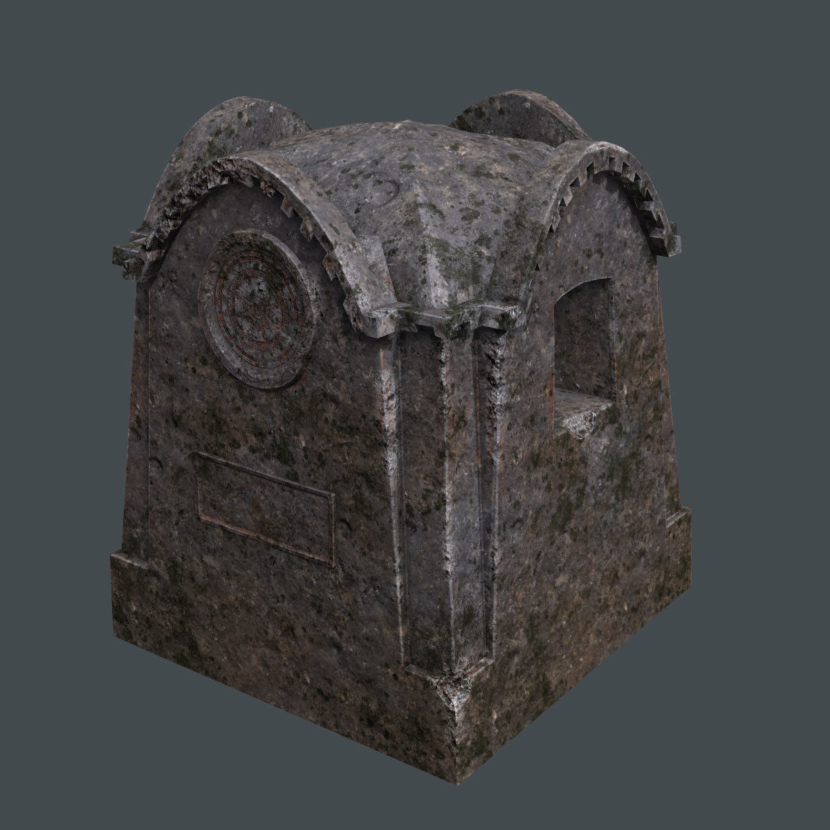 Lowpoly Tomb Pack Low-poly 3D model_6