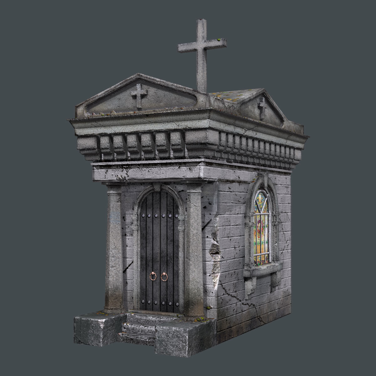 Lowpoly Tomb Pack Low-poly 3D model_9