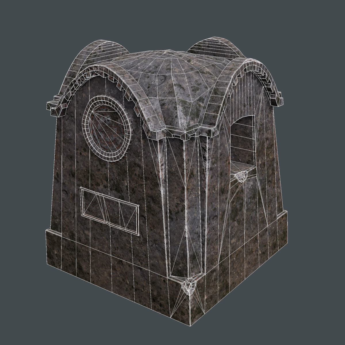 Lowpoly Tomb Pack Low-poly 3D model_13