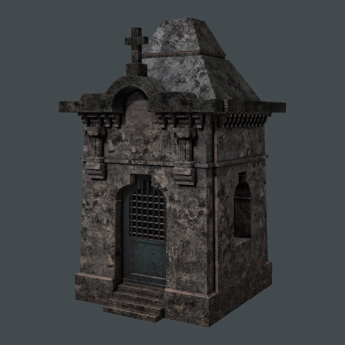 Lowpoly Tomb Pack Low-poly 3D model_7