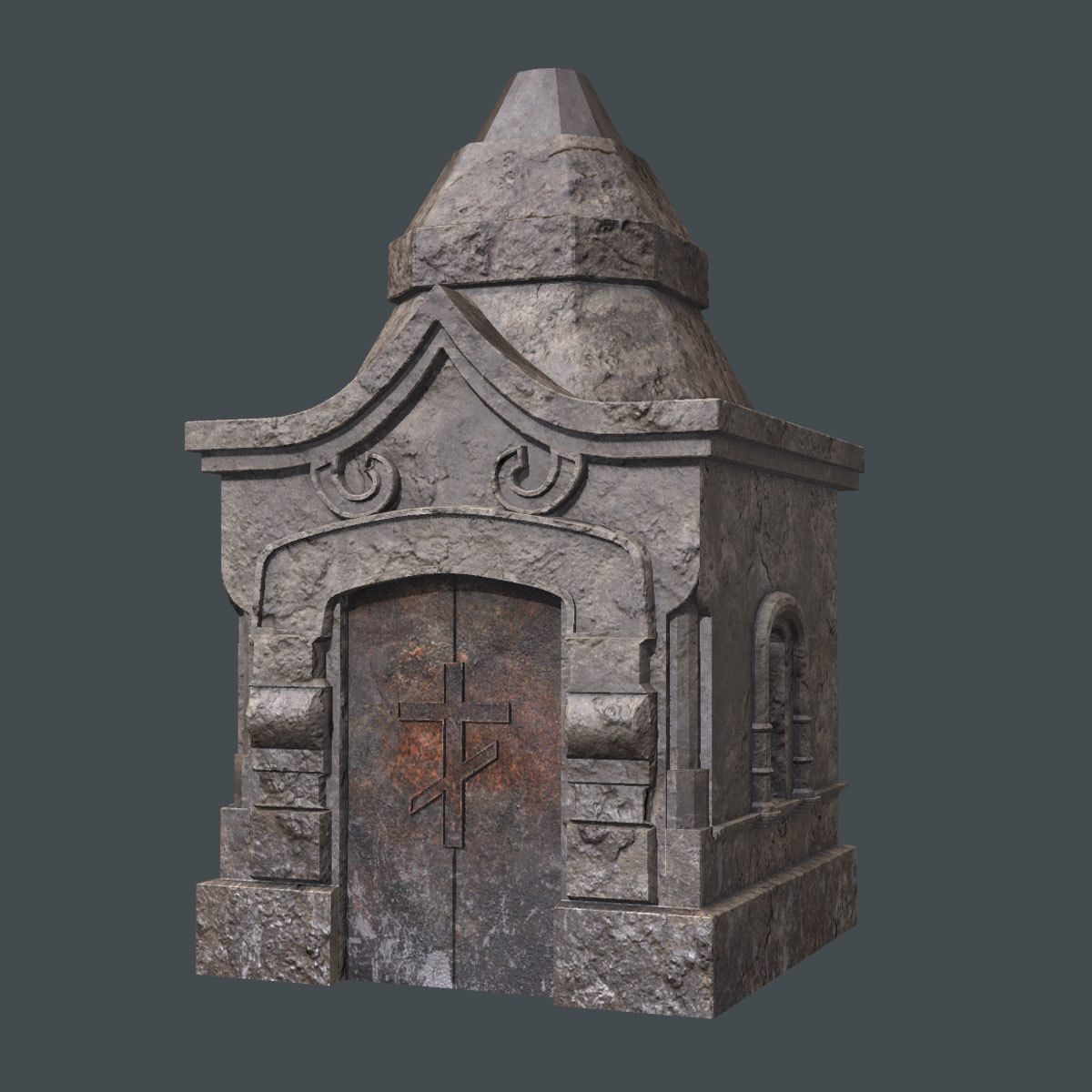 Lowpoly Tomb Pack Low-poly 3D model_8