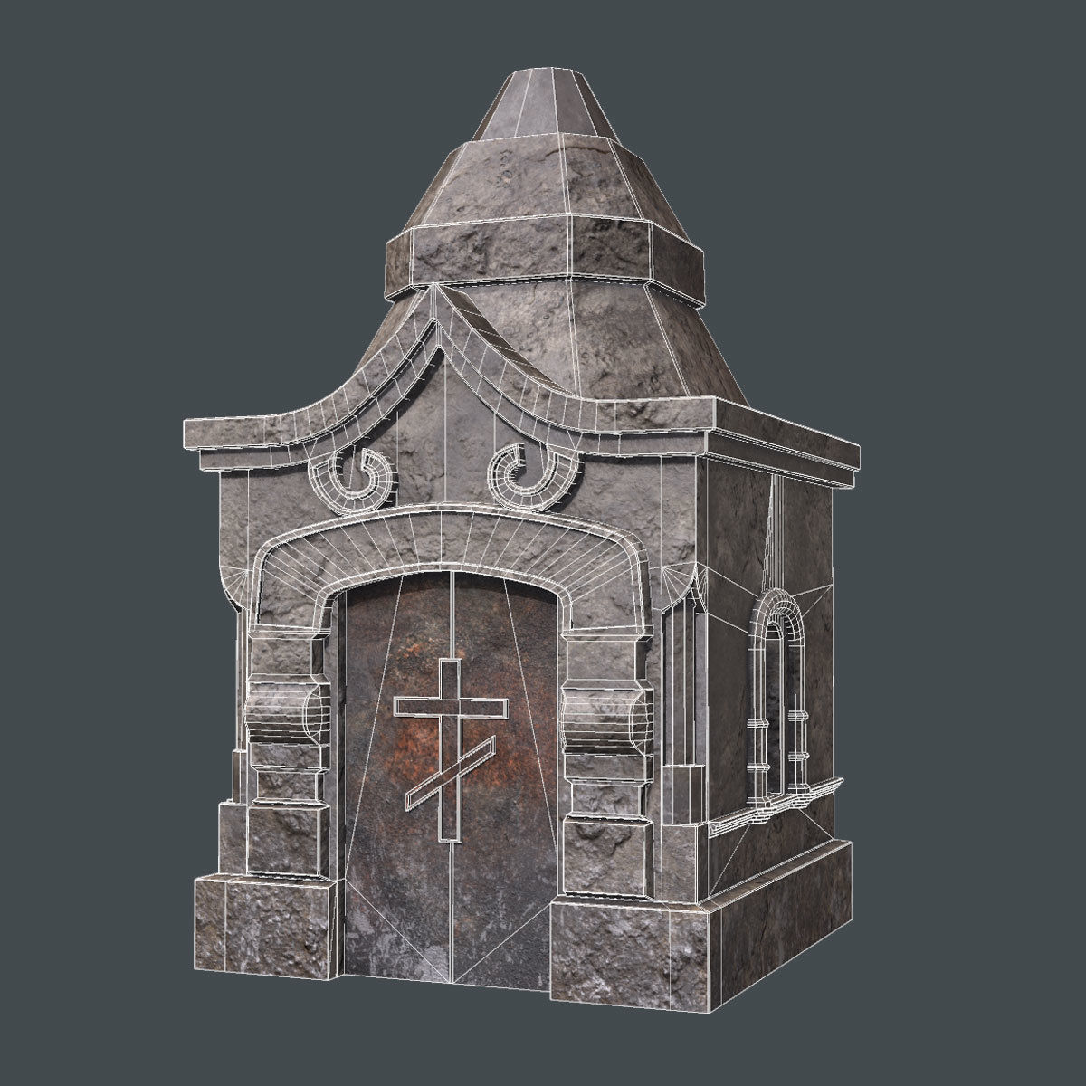 Lowpoly Tomb Pack Low-poly 3D model_20